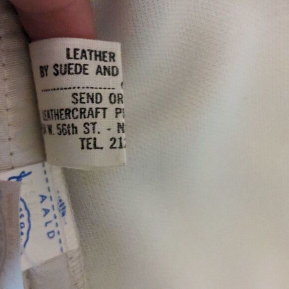 Union‎ made 70s leather and suede vest size 16 - Picture 8 of 10